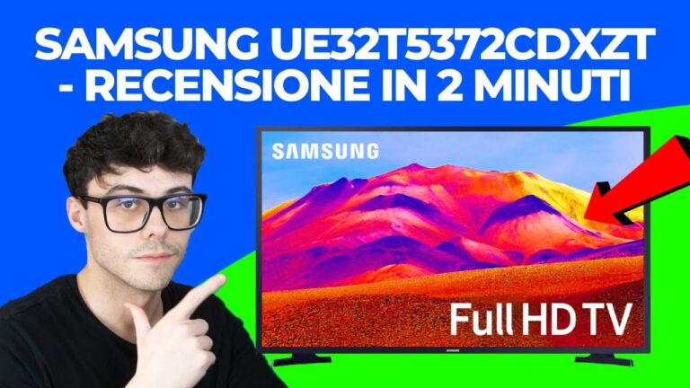 Samsung UE32J5200AK: Un&#8217;Analisi Dettagliata e Onesta – La Recensione Completa