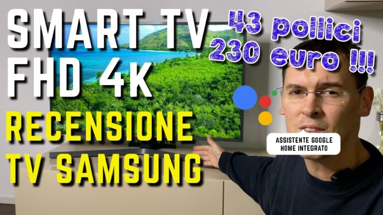 Samsung UE43AU7090U Recensione Completa: Analisi e Opinioni sul Nuovo Modello TV